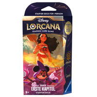 Vorderes Coverbild Disney Lorcana Trading Card Game: Das Erste Kapitel - Starter Deck Bernstein und Amethyst (Deutsch)