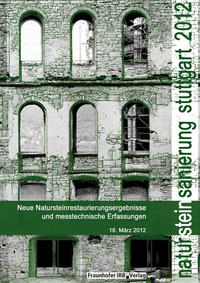 Vorderes Coverbild Natursteinsanierung Stuttgart 2012