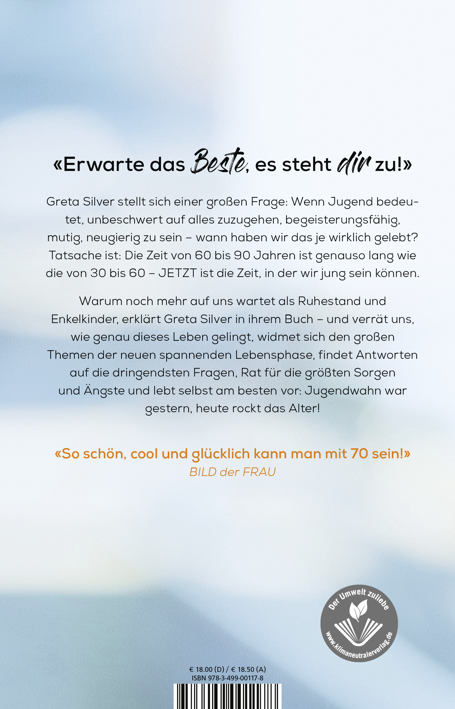 Rückseitencover Alt genug, um mich jung zu fühlen