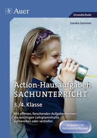 Vorderes Coverbild Action-Hausaufgaben Sachunterricht 3+4