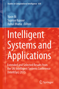 Vorderes Coverbild Intelligent Systems and Applications