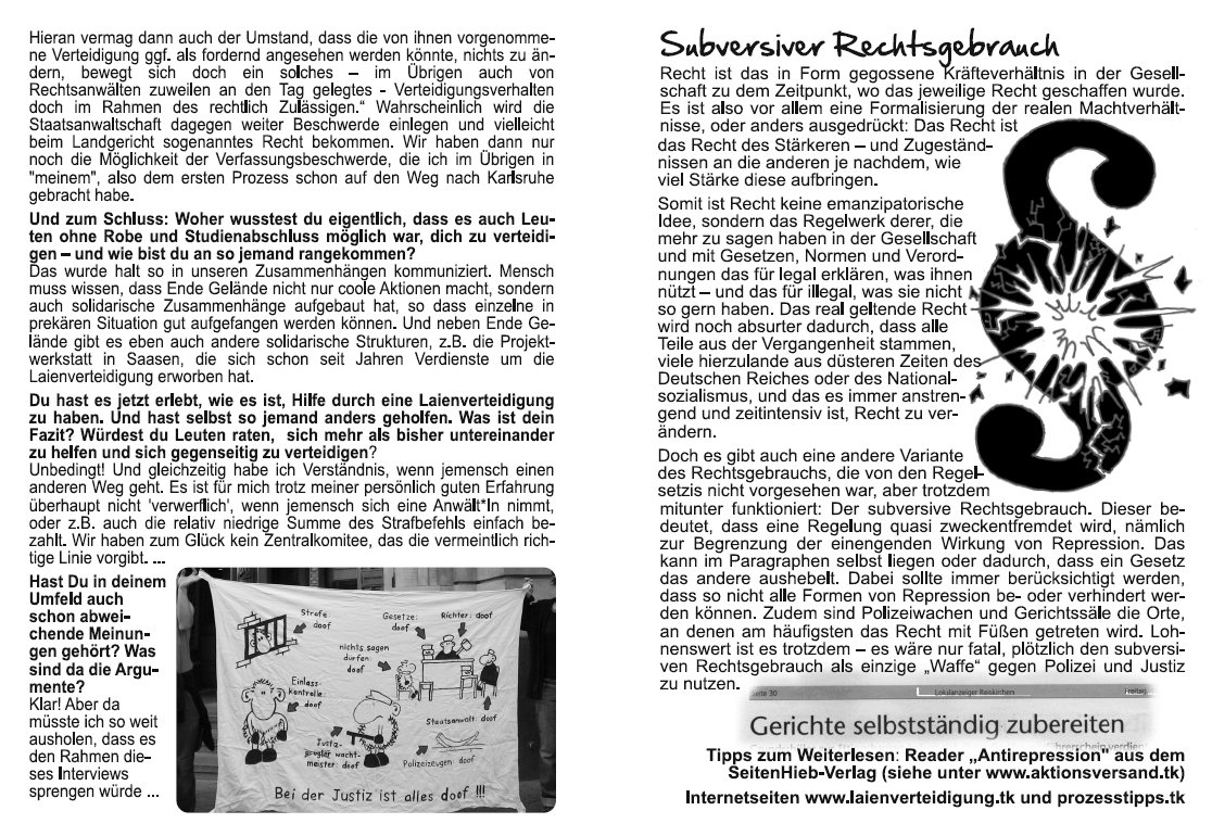 Beispielinhalt (Bild) Direct Action 2018