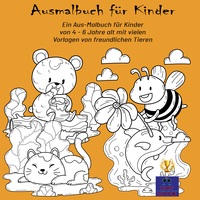 Vorderes Coverbild Ausmalbuch für Kinder