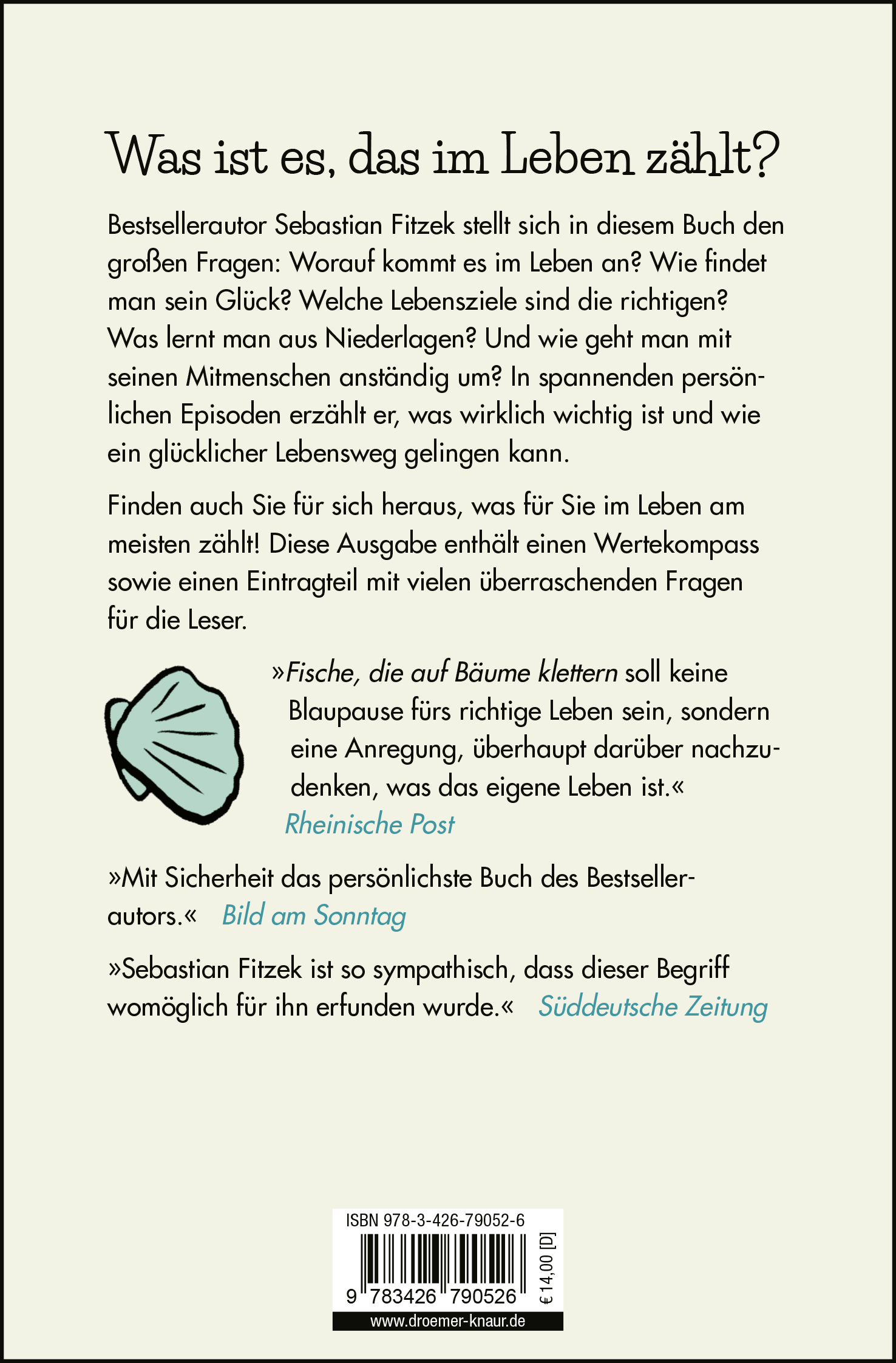 Rückseitencover Fische, die auf Bäume klettern