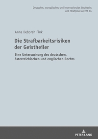 Vorderes Coverbild Die Strafbarkeitsrisiken der Geistheiler