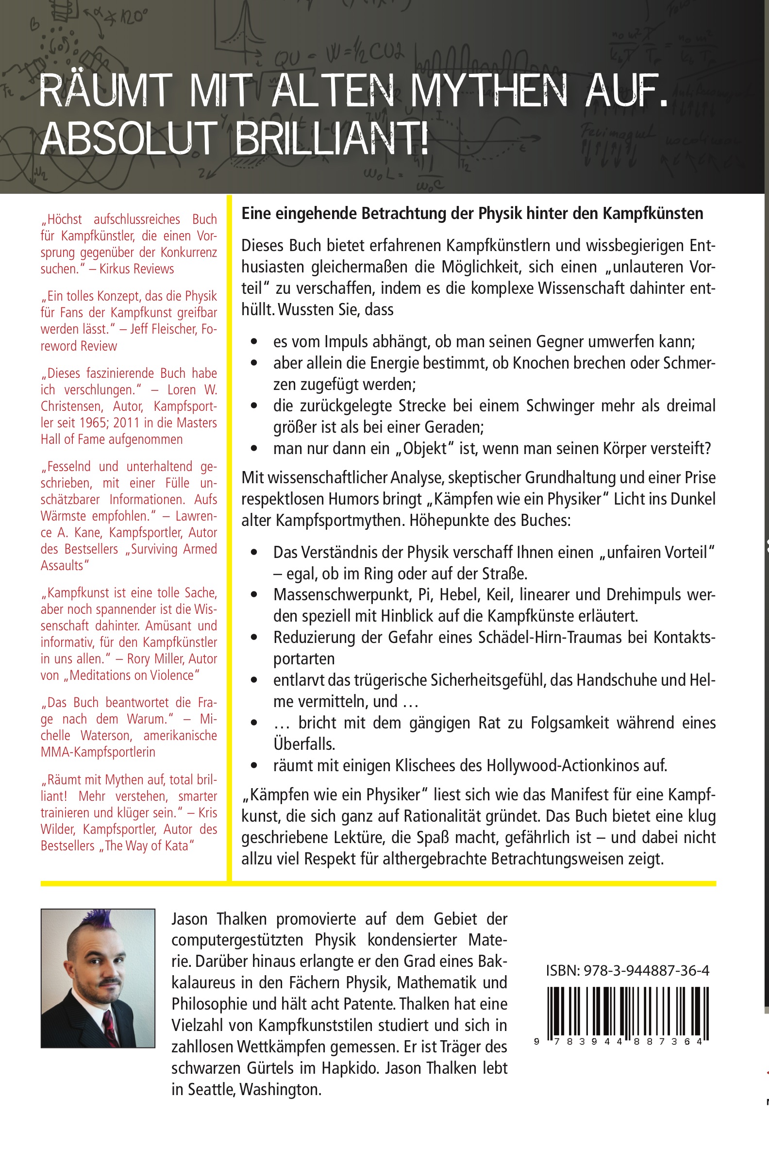 Rückseitencover Kämpfen wie ein Physiker:
