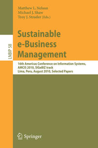 Vorderes Coverbild Sustainable e-Business Management