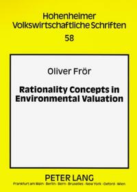 Vorderes Coverbild Rationality Concepts in Environmental Valuation