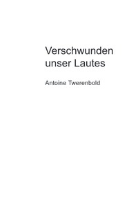 Vorderes Coverbild Verschwunden unser Lautes