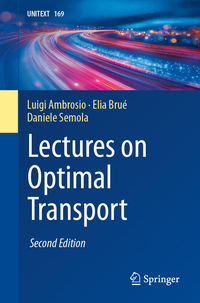 Vorderes Coverbild Lectures on Optimal Transport