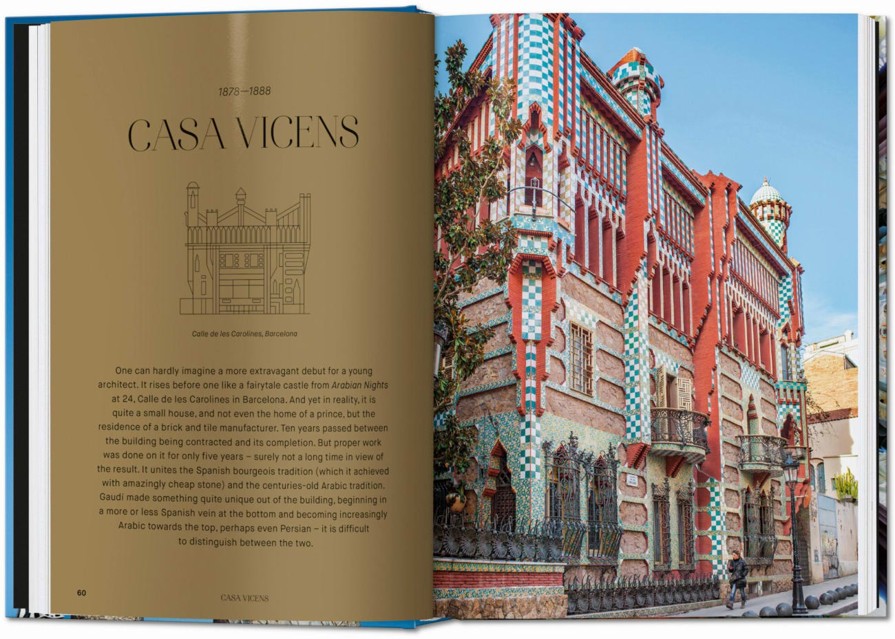 Beispielinhalt (Bild) Gaudí. Das vollständige Werk. 45th Ed.