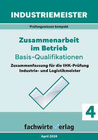 Vorderes Coverbild Industriemeister: Zusammenarbeit im Betrieb