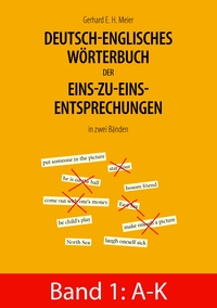 Vorderes Coverbild Deutsch-englisches Wörterbuch der Eins-zu-eins-Entsprechungen in zwei Bänden