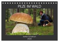 Vorderes Coverbild PILZE IM WALD (Tischkalender 2025 DIN A5 quer), CALVENDO Monatskalender