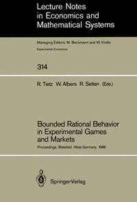 Vorderes Coverbild Bounded Rational Behavior in Experimental Games and Markets