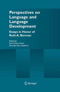 Vorderes Coverbild Perspectives on Language and Language Development