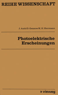 Vorderes Coverbild Photoelektrische Erscheinungen