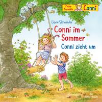 Vorderes Coverbild Conni im Sommer / Conni zieht um (Meine Freundin Conni - ab 3)