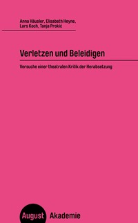 Vorderes Coverbild Verletzen und Beleidigen