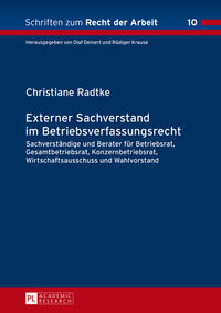 Vorderes Coverbild Externer Sachverstand im Betriebsverfassungsrecht