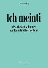 Vorderes Coverbild Ich meinti I