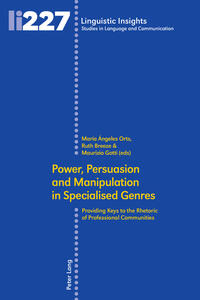 Vorderes Coverbild Power, Persuasion and Manipulation in Specialised Genres