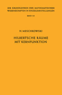 Vorderes Coverbild Hilbertsche Räume mit Kernfunktion