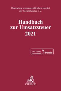 Vorderes Coverbild Handbuch zur Umsatzsteuer 2021