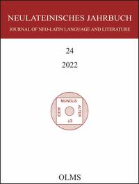 Vorderes Coverbild Neulateinisches Jahrbuch