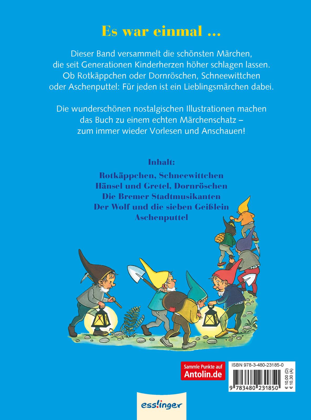 Rückseitencover Märchen der Brüder Grimm