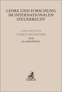 Vorderes Coverbild Lehre und Forschung im Internationalen Steuerrecht
