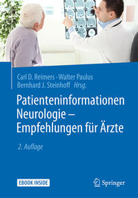 Vorderes Coverbild Patienteninformationen Neurologie – Empfehlungen für Ärzte