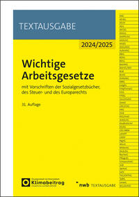 Vorderes Coverbild Wichtige Arbeitsgesetze