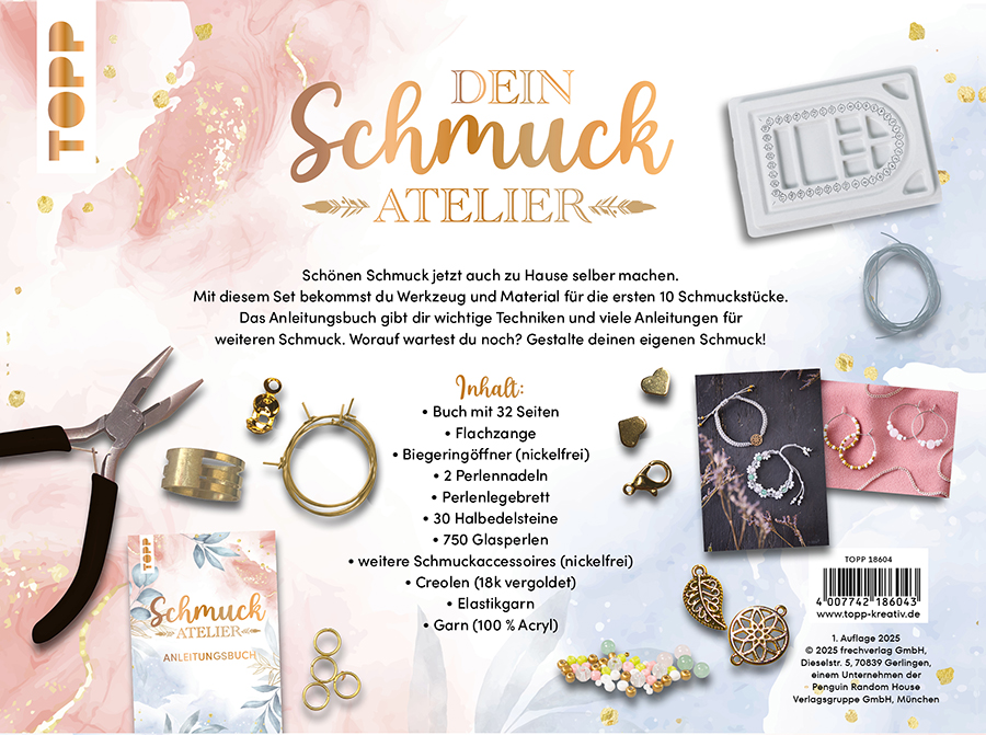 Beispielinhalt (Bild) Die wunderbare Kreativbox Schmuckatelier