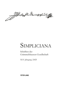 Vorderes Coverbild Simpliciana XLV (2023)