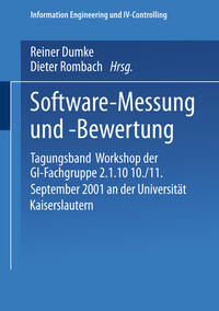 Vorderes Coverbild Software-Messung und -Bewertung