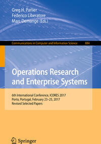 Vorderes Coverbild Operations Research and Enterprise Systems
