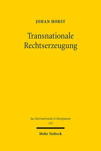 Vorderes Coverbild Transnationale Rechtserzeugung