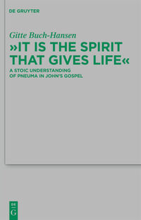 Vorderes Coverbild "It is the Spirit that Gives Life"