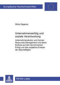 Vorderes Coverbild Unternehmenserfolg und soziale Verantwortung