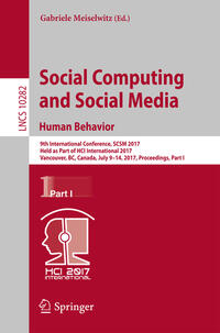 Vorderes Coverbild Social Computing and Social Media. Human Behavior