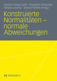 Vorderes Coverbild Konstruierte Normalitäten - normale Abweichungen