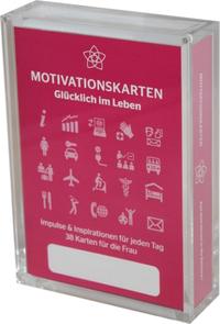 Vorderes Coverbild Glücklich im Leben - Motivationskartenset für Frauen als positive Impulsgeber zur Selbstfindung und Inspiration