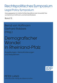 Vorderes Coverbild Demografischer Wandel in Rheinland-Pfalz