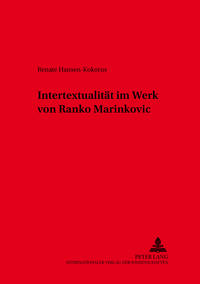 Vorderes Coverbild Intertextualität im Werk von Ranko Marinkovic