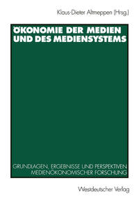 Vorderes Coverbild Ökonomie der Medien und des Mediensystems