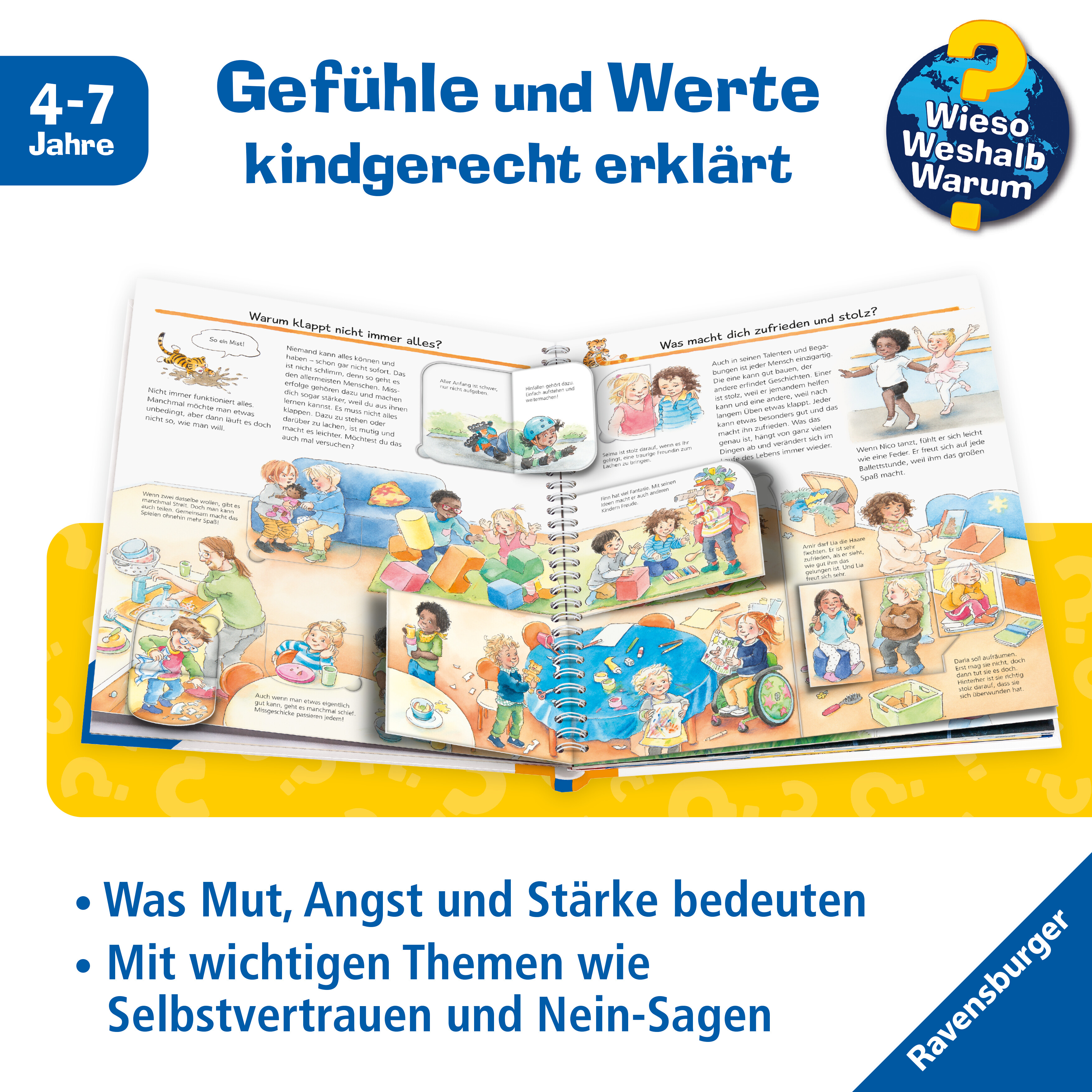 Beispielinhalt (Bild) Wieso? Weshalb? Warum? Kernreihe, Band 51 - Mutig, stark und selbstbewusst