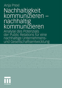 Vorderes Coverbild Nachhaltigkeit kommunizieren - nachhaltig kommunizieren