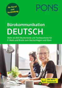 Vorderes Coverbild PONS Bürokommunikation Deutsch