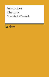 Vorderes Coverbild Rhetorik. Griechisch/Deutsch